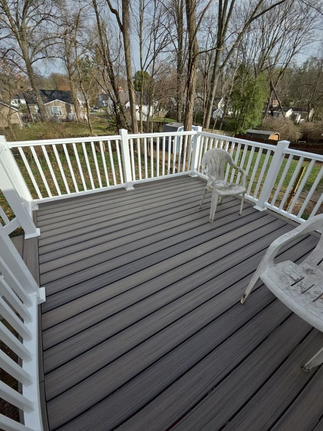 Completed Deck with Stairs
